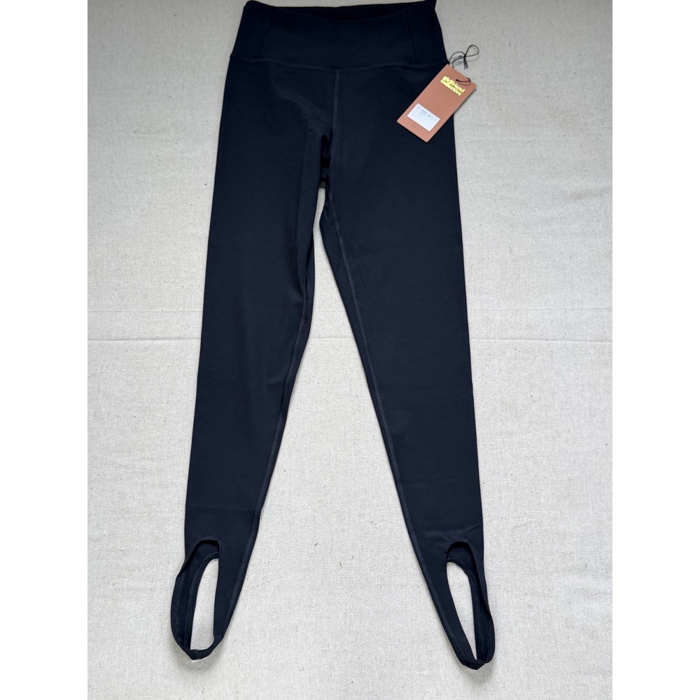 Girlfriend Collective Black Compressive Stirrup Leggings High Rise Small NWT
